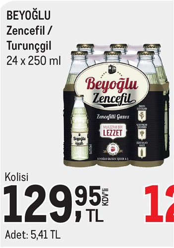 Beyoğlu Zencefil/Turunçgil 24x250 ml 