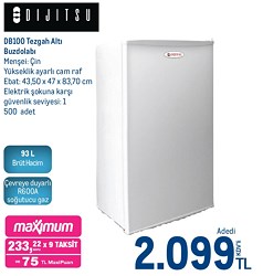 Dijitsu DB100 Tezgah Altı Buzdolabı