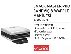 Wmf 3200001371 Snack Master Pro Sandviç&Waffle Makinesi
