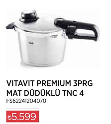 Fissler FS62241204070 Vitavit Premium 3PRG Mat Düdüklü TNC 4