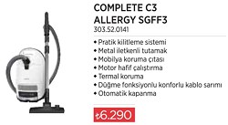 Miele Complete C3 Allergy SGFF3 