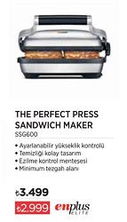 Sage SSG600 The Perfect Press Sandwich Maker