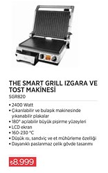 Sage SGR820 The Smart Grill Izgara ve Tost Makinesi 2400 W