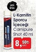 Carnipure Shot L-Karnitin Sporcu İçeceği 40 ml