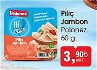 Polonez Fit Yaşam Piliç Jambon 60 g