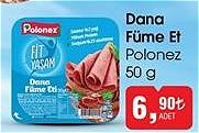 Polonez Fit Yaşam Dana Füme Et 50 g