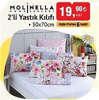 Molinella Home Comfort 2'li Yastık Kılıfı 50x70cm