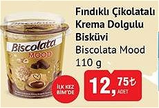 Biscolata Mood Fındıklı Çikolatalı Krema Dolgulu Bisküvi 110 g