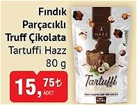 Tartuffi Hazz Fındık Parçacıklı Truff Çikolata 80 g