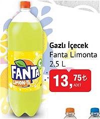 Fanta Limonta Gazlı İçecek 2.5 L