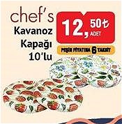 Chef's Kavanoz Kapağı 10'lu