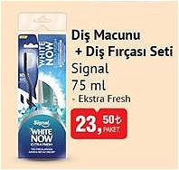 Signal Ekstra Fresh Diş Macunu+Diş Fırçası Seti 75 ml 