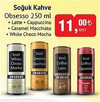 Obsesso Soğuk Kahve 250 ml Çeşitleri