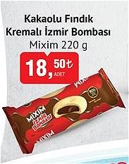 Mixim Kakao Fındık Kremalı İzmir Bombası 220 g