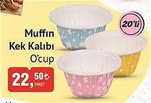 O'Cup Muffin Kek Kalıbı 20'li