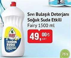 Fairy Sıvı Bulaşık Deterjanı Soğuk Suda Etkili 1500 ml
