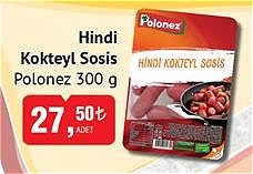 Polonez Hindi Kokteyl Sosis 300 g
