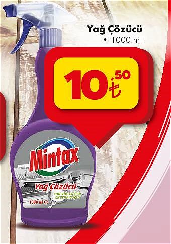 Mintax Yağ Çözücü 1000 ml