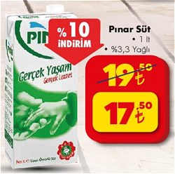 Pınar Süt 1 lt