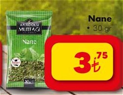 Anadolu Mutfağı Nane 30 gr