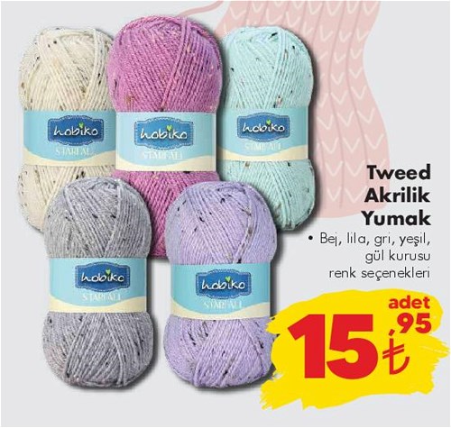 Tweed Akrilik Yumak
