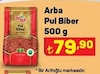 A101 18 Ocak 2024 Kataloğu Arba Pul Biber 500 gr