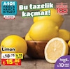 A101 18 Ocak 2024 Kataloğu Limon kg 