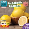 A101 25 Ocak 2024 Kataloğu Limon kg 