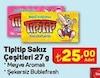 A101 27 Haziran 2024 Kataloğu Tipitip 27 gr Karışık Meyve Aromalı Sakız