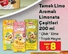 A101 12 Eylül 2024 Kataloğu Tamek Limo Aromalı Limonata 200 ml