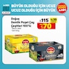 A101 27 Eylül 2024 Kataloğu Doğuş Black Label 3.2 gr 100'lü Demlik Poşet Çay