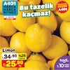 A101 27 Eylül 2024 Kataloğu Limon kg