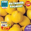 A101 10 Ekim 2024 Kataloğu Limon kg