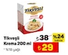 A101 19 Ekim 2024 Kataloğu Tikveşli %18 Yağlı 200 ml Yemeklik Krema