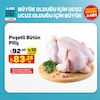 A101 1 Kasım 2024 Kataloğu Poşetli Bütün Piliç kg