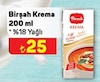 A101 7 Kasım 2024 Kataloğu Birşah Az Yağlı Krema 200 ml