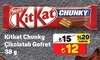 A101 9 Kasım 2024 Kataloğu Nestle Kitkat Chunky Bol Sütlü Çikolatalı Gofret 38 gr
