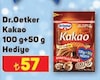 A101 19 Aralık 2024 Kataloğu Dr. Oetker 100 gr Kakao