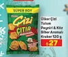 A101 26 Aralık 2024 Kataloğu Ülker Çizi Çıtır Tulum Peyniri ve Köz Biber Aromalı Süper Boy Kraker 120 gr