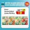 A101 26 Aralık 2024 Kataloğu Knorr Mercimek Çabuk Çorba 22 gr