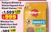 A101 30 Ocak 2025 Kataloğu Pedigree Biftekli & Kümes Hayvanlı Kuru Köpek Maması 7 Kg