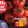 A101 6 Şubat 2025 Kataloğu Domates kg