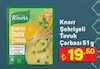 A101 20 Şubat 2025 Kataloğu Knorr Şehriyeli Tavuk Hazır Çorba 51 gr