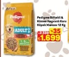 A101 24 Nisan 2025 Kataloğu Pedigree Sığır Etli ve Kümes Hayvanlı 12 kg Yetişkin Köpek Maması