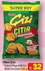 A101 26 Haziran 2025 Kataloğu Ülker Çizi Çıtır Tulum Peyniri ve Köz Biber Aromalı Süper Boy Kraker 120 gr