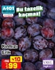 A101 21 Ağustos 2025 Kataloğu Kırmızı Erik kg