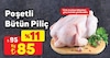 A101 18 Eylül 2025 Kataloğu Poşetli Bütün Piliç kg