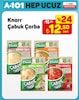 A101 1 Ekim 2025 Kataloğu Knorr Kıtırlı Domates Çabuk Çorba 22 gr