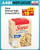 A101 4 Ekim 2025 Kataloğu Sana Bitkisel Yağlı Krema 200 ml