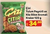 A101 30 Ekim 2025 Kataloğu Ülker Çizi Çıtır Tulum Peyniri ve Köz Biber Aromalı Süper Boy Kraker 120 gr
